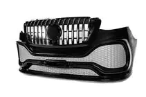Mercedes Sprinter W907/W910 2018- Front bumper with ABS grille (primed for painting) photo 5