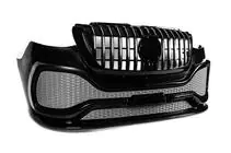 Mercedes Sprinter W907/W910 2018- Front bumper with ABS grille (primed for painting) photo 3