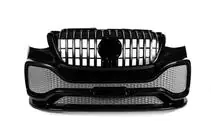 Mercedes Sprinter W907/W910 2018- Front bumper with ABS grille (primed for painting) photo 4