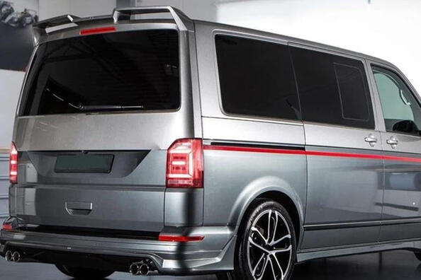 Spoiler on Volkswagen Transporter T6 Photo 2