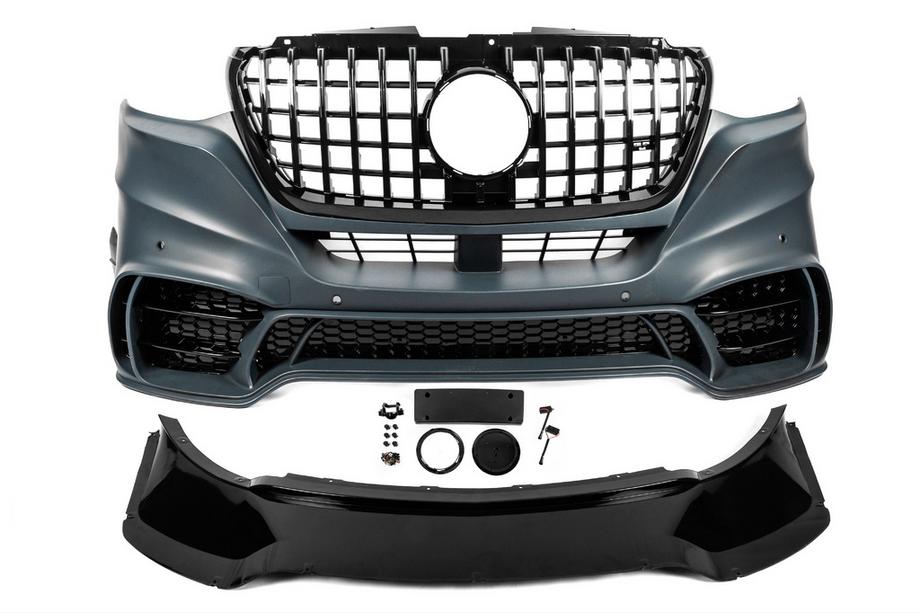 Mercedes Sprinter W907/W910 2018- Front Bumper with Grille V2 (AMG) Photo 10