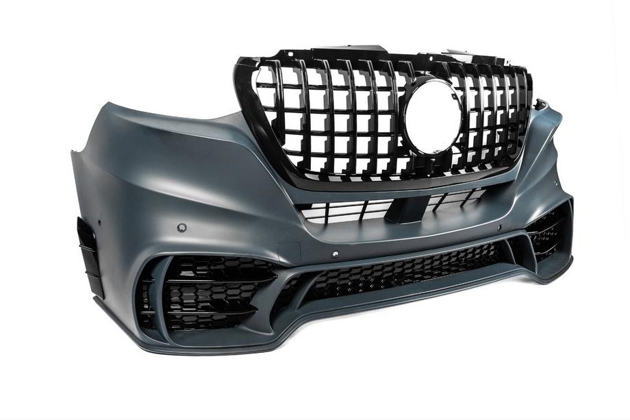 Mercedes Sprinter W907/W910 2018- Front Bumper with Grille V2 (AMG) Photo 13