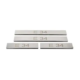 Door Sill Covers (4 pcs, Carmos V3) BMW 5 Series E34 1988-1995 photo 1