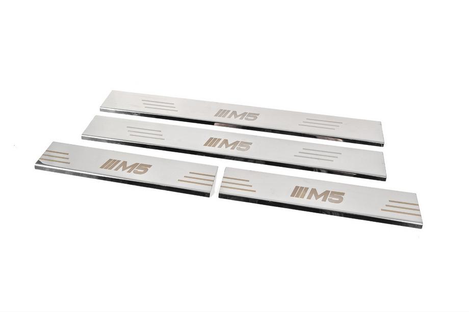 BMW 5 Series E34 1988-1995 Door Sill Covers (4 pcs, Carmos V4) Photo 2