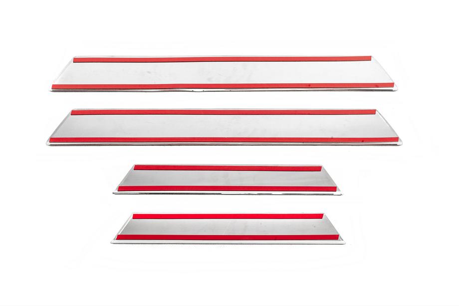 BMW 5 Series E39 1996-2003 Door Sill Cover V-2 (4 pcs, Carmos) Photo 3