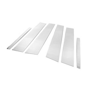 Stainless Steel Door Pillar Covers Renault Megane III 2009-2016 photo 3