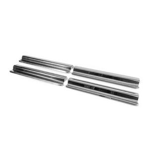 Carmos Stainless Steel Inner Door Sill Protectors (4 pcs) Volkswagen Touran 2003-2010 photo 1