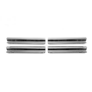 Carmos Stainless Steel Inner Door Sill Protectors (4 pcs) Volkswagen Touran 2003-2010 photo 2