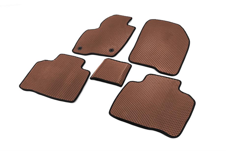Ford Edge 2014-2024 EVA Floor Mats (Brown) Photo 2
