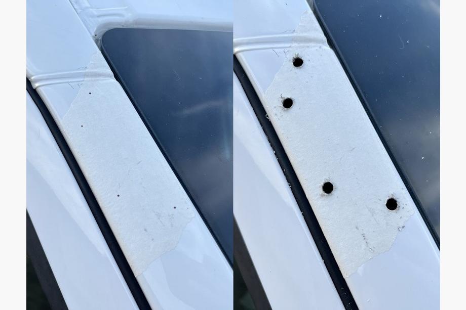Mercedes Sprinter W906 2006–2018 Windshield Sun Visor (White, 5mm) Photo 7