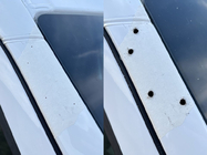 Mercedes Sprinter W907/W910 2018- Windshield visor on frame (White, 5mm) photo 7