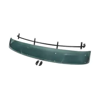 Windshield visor on frame (black gloss, semi-transparent, 5mm) photo 2