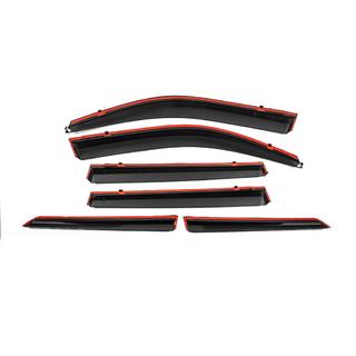 Window Deflectors with Chrome Trim Niken Luxury (6 pcs) Toyota Land Cruiser Prado 150 2009-2023 photo 4