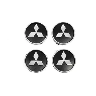Black wheel center caps mit5955tur-b (59mm to 55mm, 4 pcs) photo 1