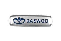Daewoo Aluminum Badge for Car Mats (1 pc) photo 1