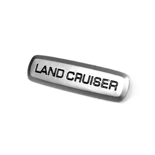 Land Cruiser Aluminum Badge for Floor Mats (1pc) photo 2