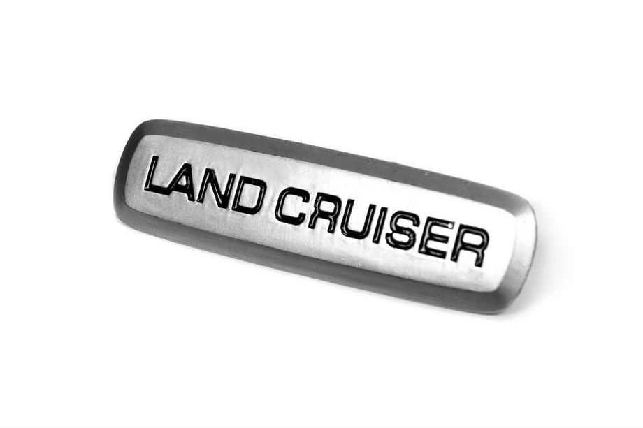 Toyota Land Cruiser Aluminum Badge for Floor Mats (1pc) Photo 2