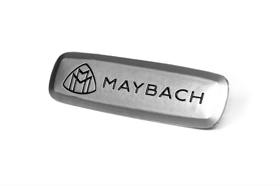 Mercedes-Benz Maybach Aluminum Badge for Floor Mats (1pc) Photo 2