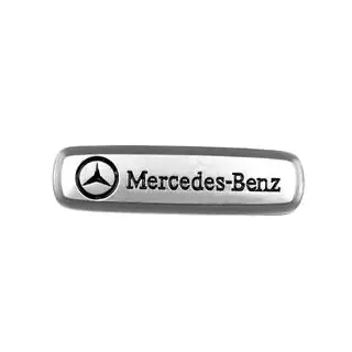 Mercedes Aluminum Badge for Floor Mats (1 pc)
