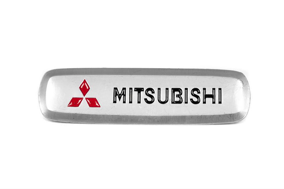 Mitsubishi Aluminum Badge for Car Mats (1 pc) Photo 1