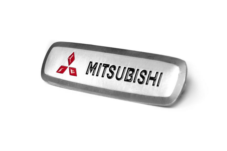 Mitsubishi Aluminum Badge for Car Mats (1 pc) Photo 2