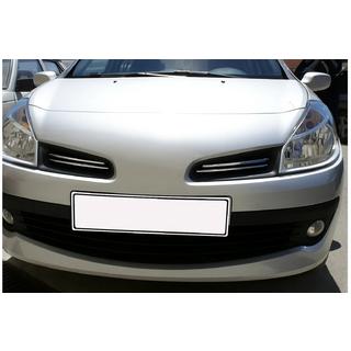 Chrome Grille Covers (4 pcs, Stainless Steel) Renault Clio III 2005-2012 photo 1