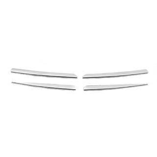 Chrome Grille Covers (4 pcs, Stainless Steel) Renault Clio III 2005-2012 photo 2