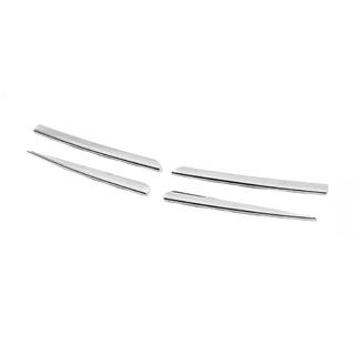 Chrome Grille Covers (4 pcs, Stainless Steel) Renault Clio III 2005-2012 photo 3