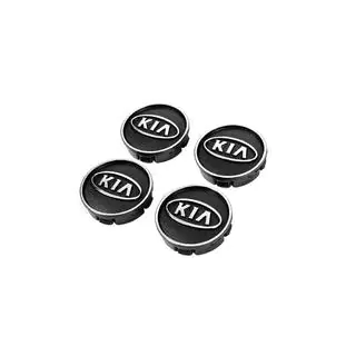 Black Wheel Center Caps kia60tur-bl (59mm to 55mm, 4 pcs) photo 1