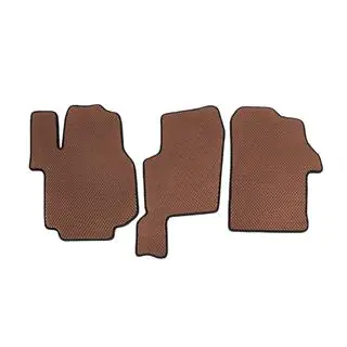 Floor Mats 2016-2023 (3pcs, EVA, Brown) photo 1