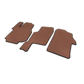 Floor Mats 2016-2023 (3pcs, EVA, Brown) photo 2