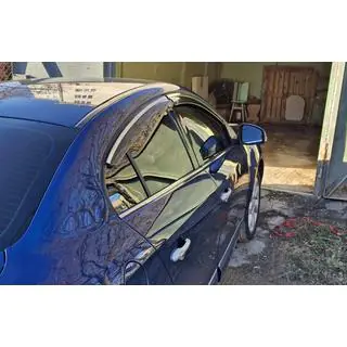 Window deflectors with chrome trim (4 pcs, Niken) photo 3