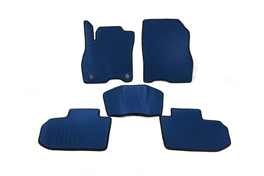 Nissan Leaf 2017- EVA Floor Mats (Blue) Image