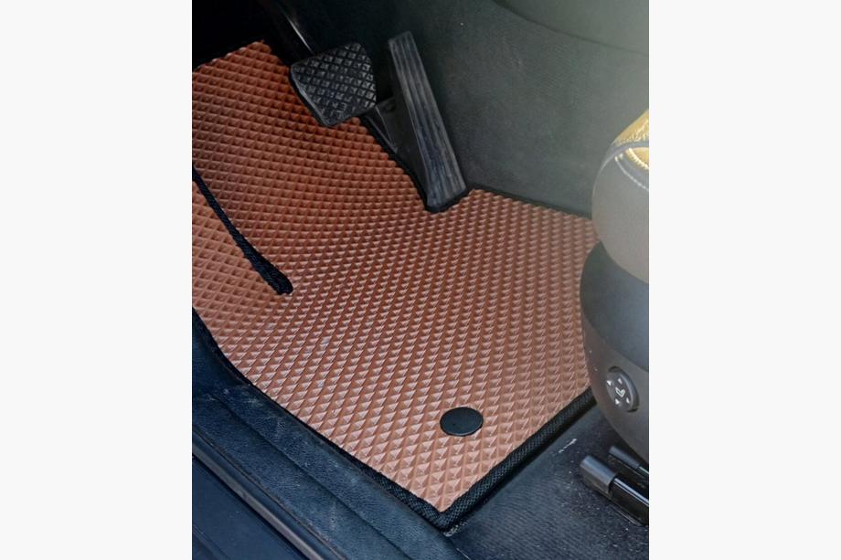 BMW X3 F25 2011-2018 EVA Floor Mats (Brown) Image