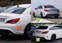 Mercedes CLA C117 2013-2019 Premium Mud Flaps for CLA45 (4 pcs) photo 2