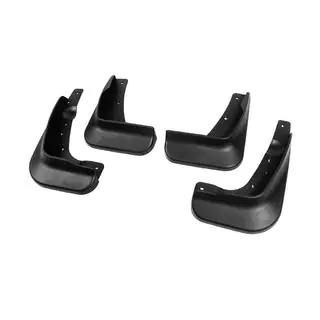 Premium Mud Flaps (with Side Skirt) (Set of 4) Mitsubishi Lancer X 2008- photo 2