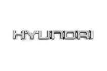 Hyundai emblem badge (16.5 cm x 1.9 cm) photo 1