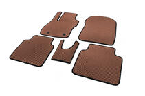 Renault Zoe 2012-2019 EVA Floor Mats (Brown) photo 2