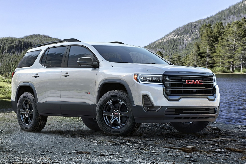 Overview of the crossover GMC Acadia II generation
