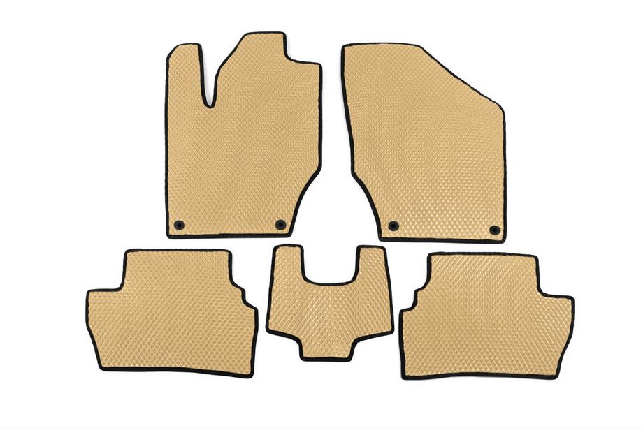 Peugeot 308 2007-2013 EVA Floor Mats (Beige) Photo 1