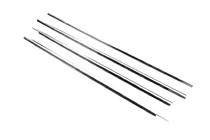 Renault Clio III 2005-2012 Exterior Window Trim Stainless Steel (4 pcs) photo 3