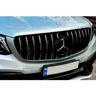 Front emblem under glass, black trim a0008880111 (For GLE) photo 2
