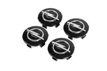 Opel Wheel center caps 55/43mm op5543b (black, 4 pcs) photo 1