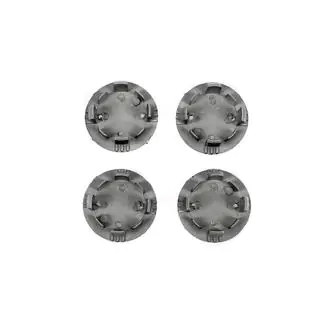Wheel center caps 55/43mm op5543b (black, 4 pcs) photo 3