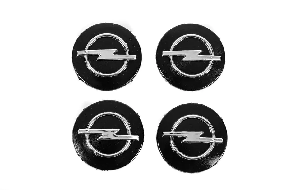 Opel Wheel center caps 55/43mm op5543b (black, 4 pcs) Photo 2