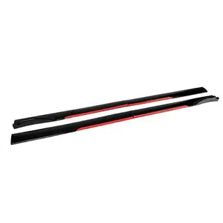 Universal Side Skirt Extensions Niken Red (ABS) (4pcs) photo 4