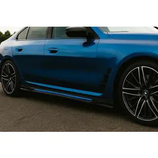 Universal Side Skirt Extensions Niken Blue (ABS) (4pcs) photo 1