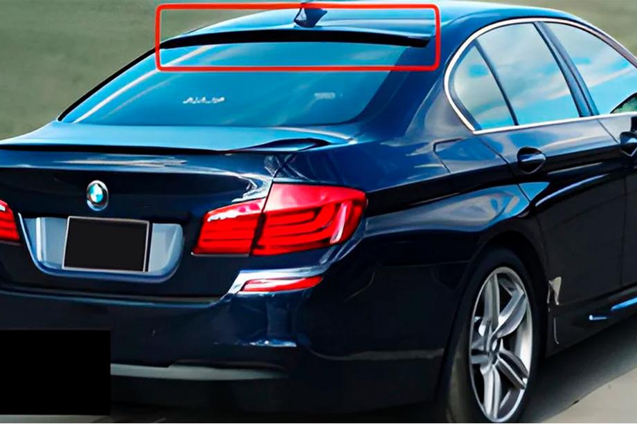 BMW 5 Series F10/F11 2010–2016 DPT Rear Spoiler (for F10, Gloss Black) Image