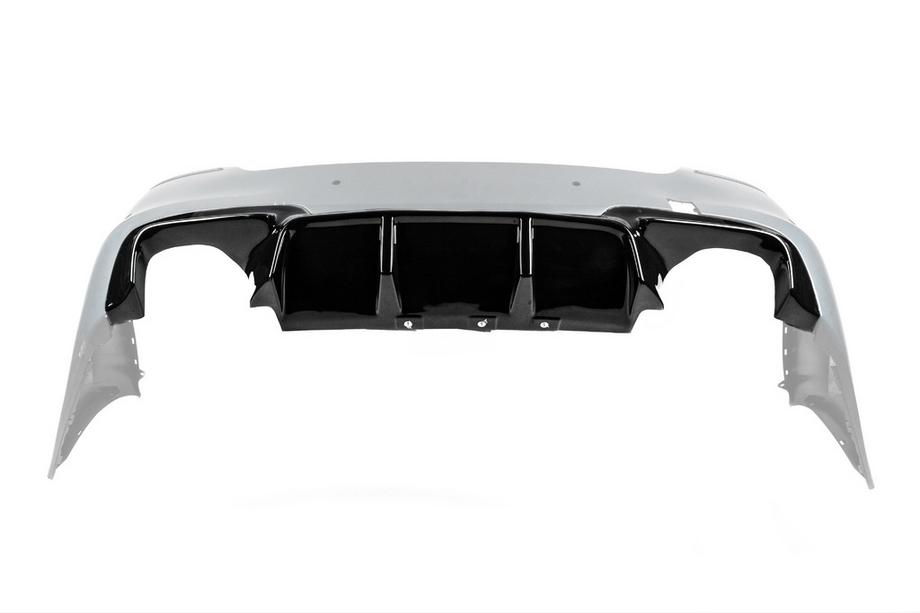 BMW 5 Series F10/F11 2010–2016 Rear Diffuser DPT V-2 (for M-Performance, Gloss Black) Photo 8