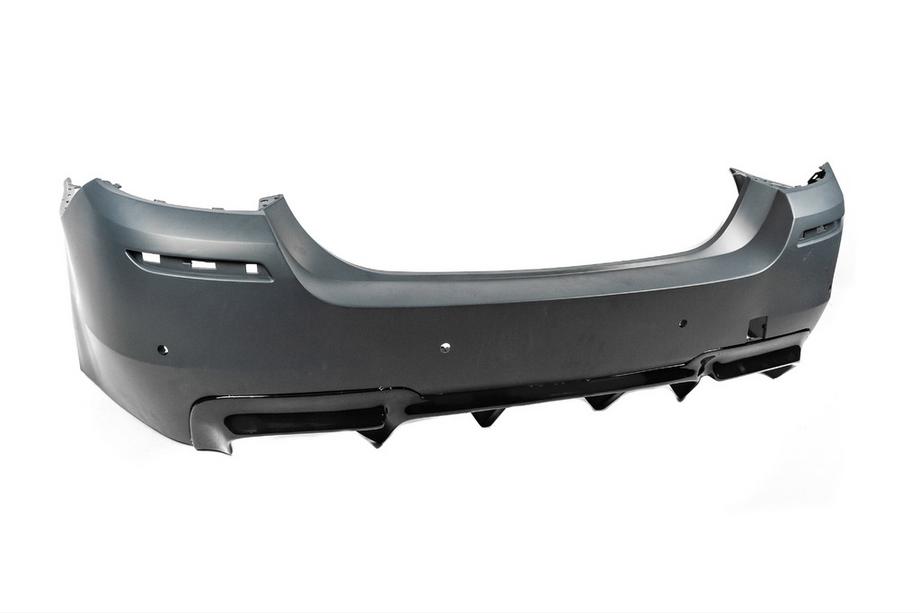 BMW 5 Series F10/F11 2010–2016 Rear Diffuser DPT V-2 (for M-Performance, Gloss Black) Photo 6